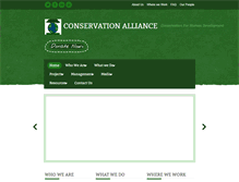 Tablet Screenshot of conservealliance.org